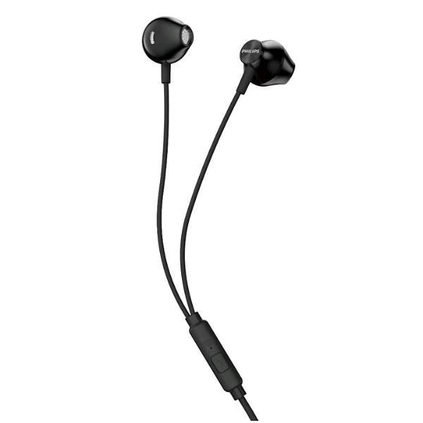 Philips AURICOLARE CABLATO CON MICROFONO (BK)